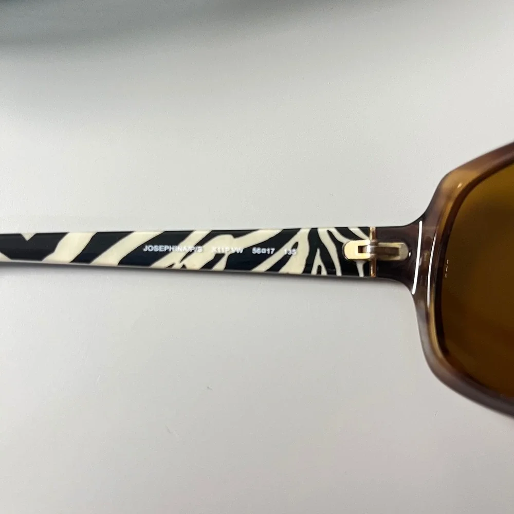 Kate Spade Sunglasses JOSEPHINA Toffee / Zebra‎ Polarized w/case FRAMES ONLY